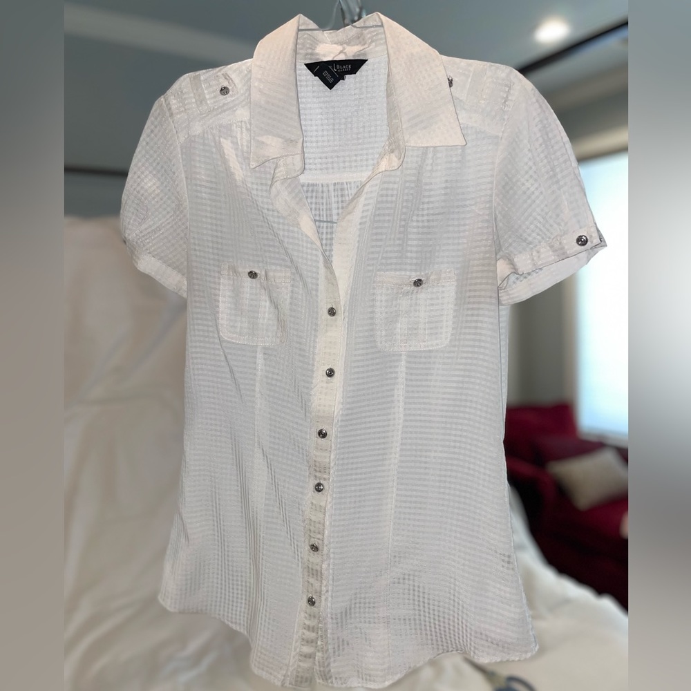 White House | Black Market cotton blouse